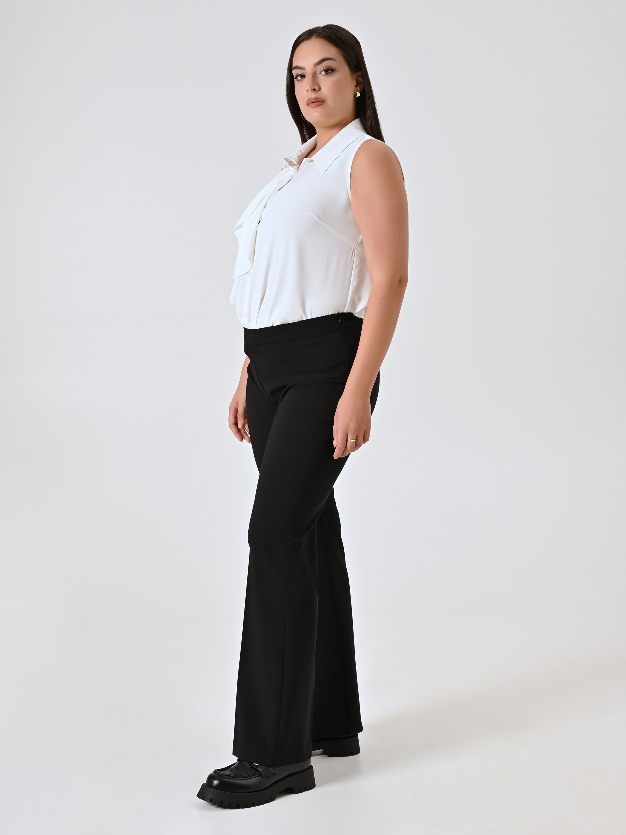 Pantalon Femme Rinascimento Taille S Noir - En Polyester, Neuf Avec étiquettes, Toutes Saisons