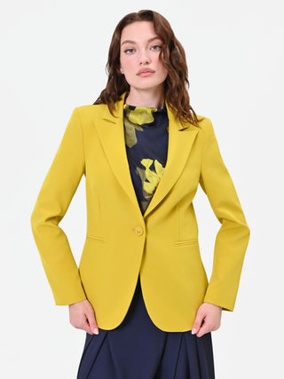 Veste droite vert olive