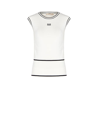 Top in Maglia Black & White