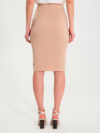 Gonna Tubino in Tessuto Tecnico