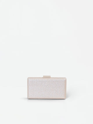Pochette dorée avec fermoir bijou