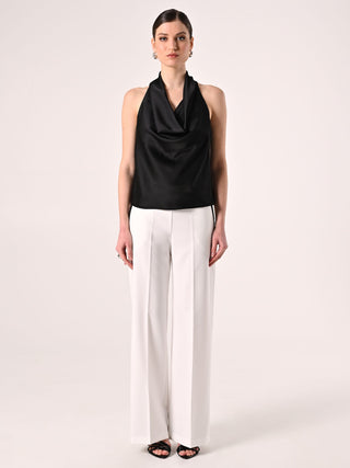 Black Satin Top