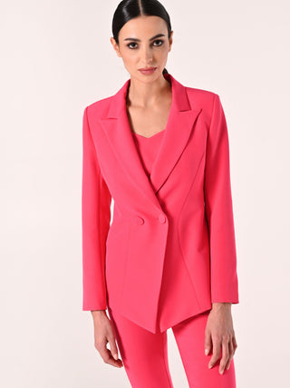 Fuchsia Technical Fabric Jacket
