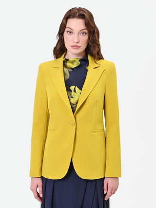 Veste droite vert olive