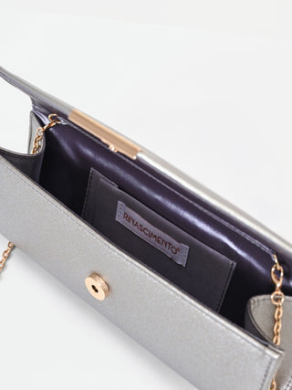 Pochette oro con texture glitterata