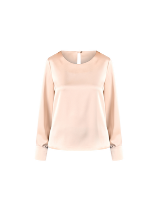Beige Satin Blouse