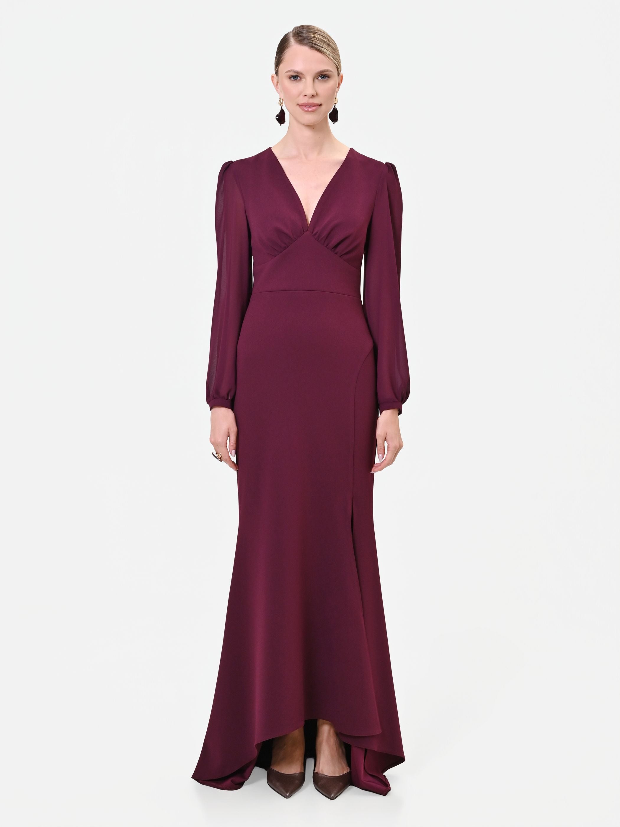 midi dress with ruffles Shimmer Brown Metallic Tiered M 97% Polyester Soft Satin Off the handblock print Size:UK 18 / US 14 / EU 46