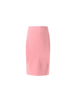 Skirt in Powder Pink Technical Fabric
