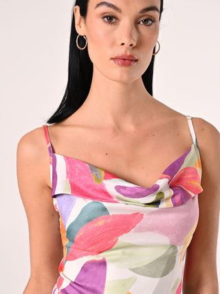 Multicolour Slip Dress