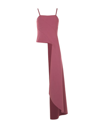 Antique Pink Asymmetric Scuba Crepe Top Giorgia Palmas x Rinascimento