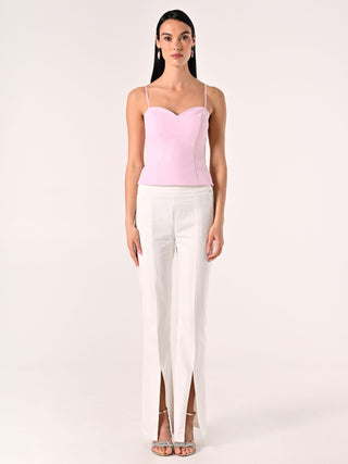 Top Rosa con Spille Fiocchi & Strass