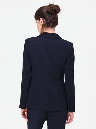 Giacca Studio doppiopetto gessata blu navy