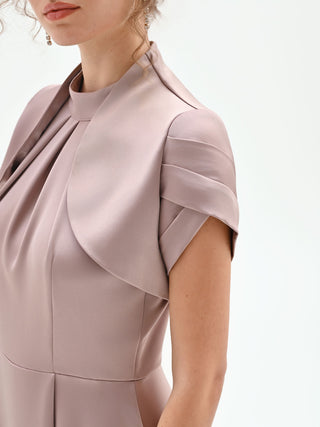 Coprispalla atelier rosa blush in raso