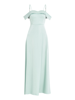Sage Green Rinascimento atelier off-the-shoulder dress