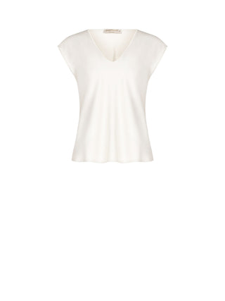 Blusa in Raso Bianca
