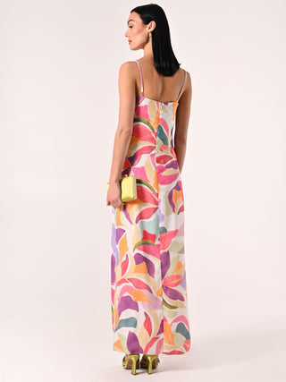 Multicolour Slip Dress
