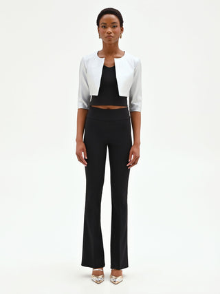 Boléro argenté effet métallisé