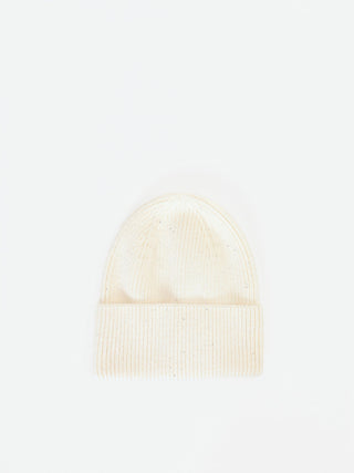 Cream Beanie with Micro-Sequins