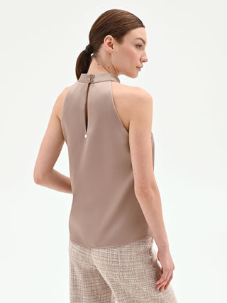 Taupe-beige top