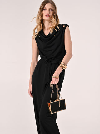 Black Flowy Jumpsuit