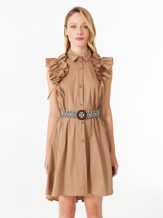 Chemisier dress with Volants