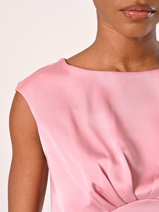 Powder Pink Satin Top