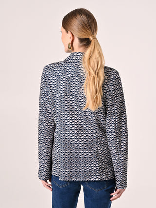 Geometric-print Jacket
