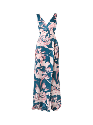 Robe longue imprimé fleuri