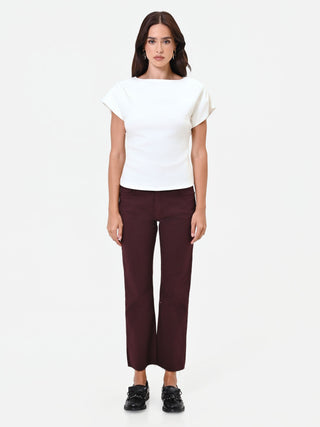 Soft Structured Fabric T-shirt
