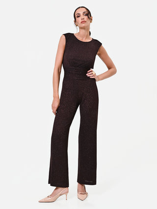 Dark Brown Palazzo Jumpsuit