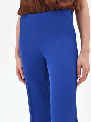 Pantalone a palazzo blu cina