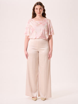 Marbled Pink Curvy Bouse
