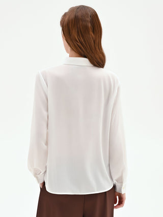 Off-White Plissé-Plastron Shirt