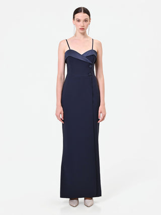 Navy Bustier Jumpsuit