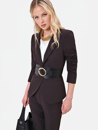 Elasticated Belt with Buckle