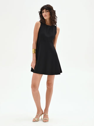 Short black dress with a flared skirt Rinascimento Short black dress with a flared skirt Rinascimento