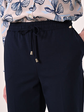 Milano-Stitch Blue Trousers