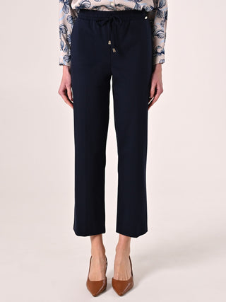 Milano-Stitch Blue Trousers