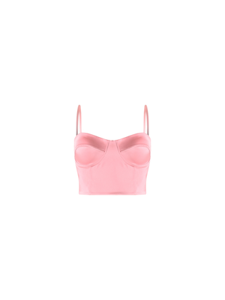 Pink Bustier Top