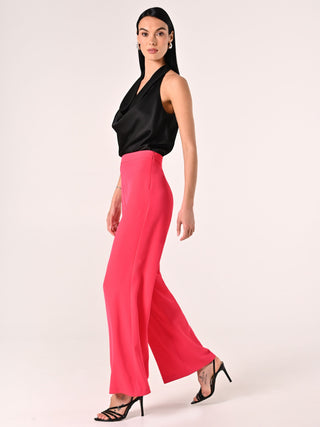 Loose Trousers in Fuchsia Cady