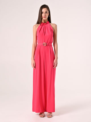 Fuchsia Palazzo Jumpsuit