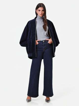 Navy Palazzo Jeans