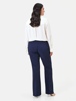 Pantalone Curvy a Zampa Blu