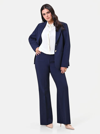 Pantalone Curvy a Zampa Blu