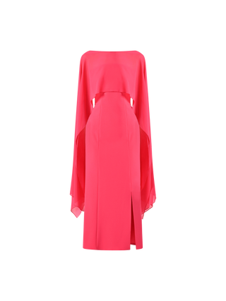 Fuchsia Georgette Shrug