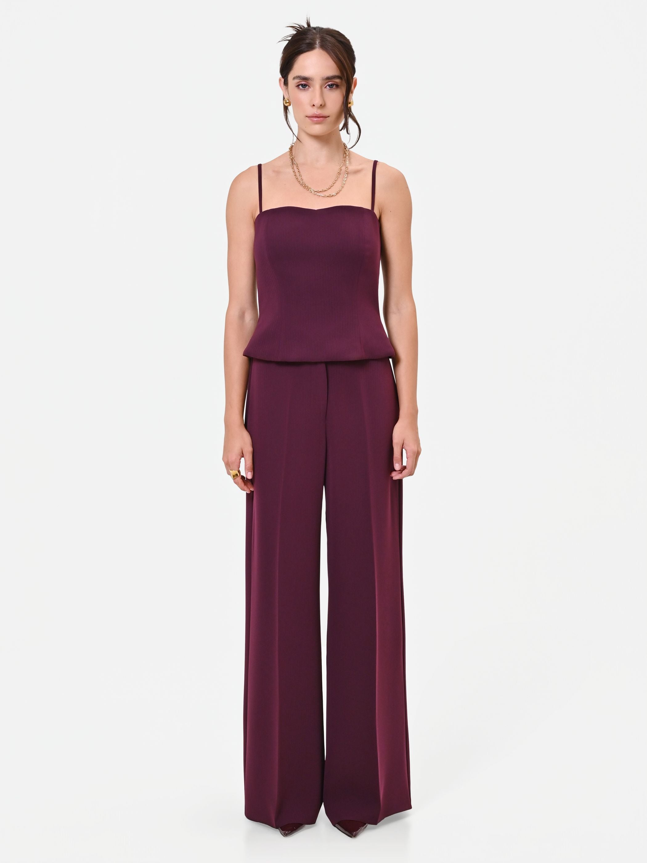 Top Bustier Studio En Cr pe Bordeaux Rinascimento Top Bustier Studio En Cr pe Bordeaux Rinascimento