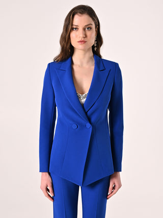 China Blue Jacket in Technical Fabric