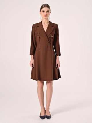 Chocolate Jacket Dress