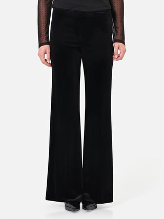 Pantalon évasé noir