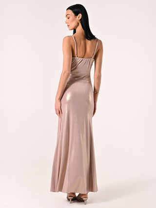 Long Draped Dress